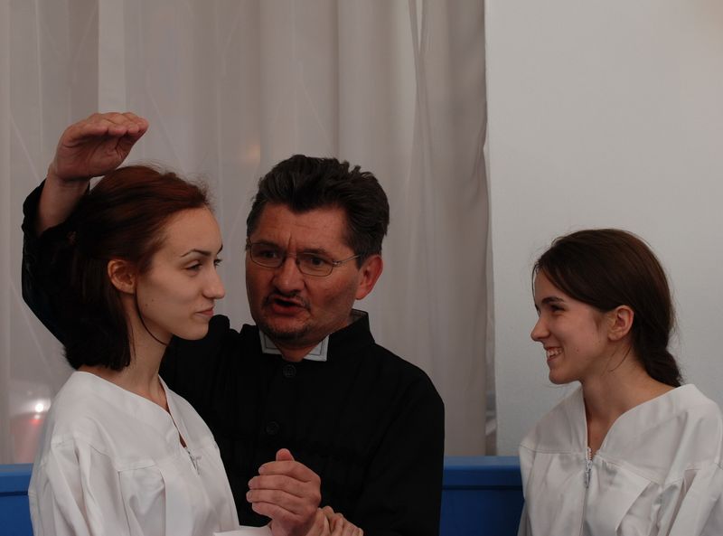 Simon L�szl� keresztel